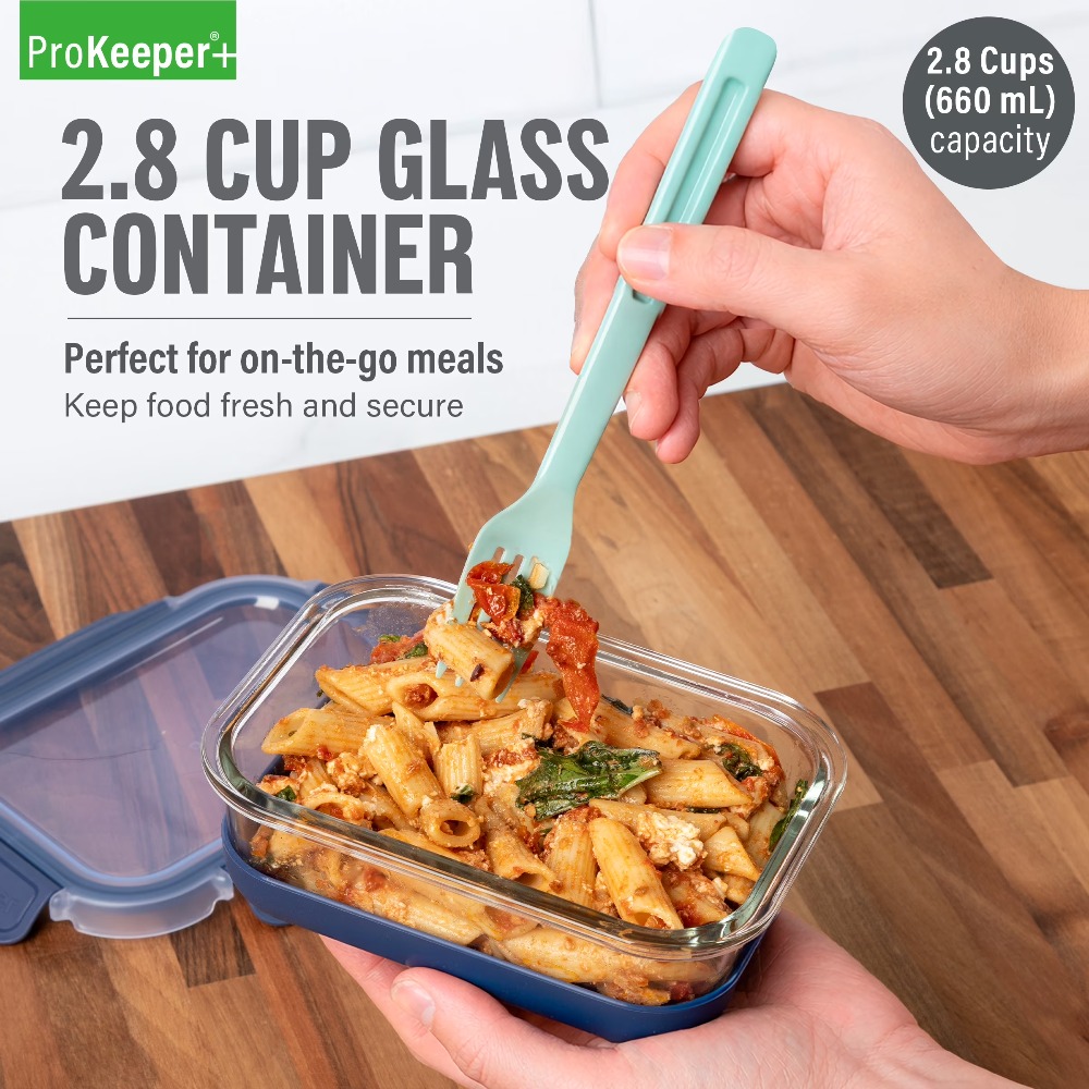 Food Storage Glass Box - حاوية زجاجية لتخزين الطعام سعة 2.8