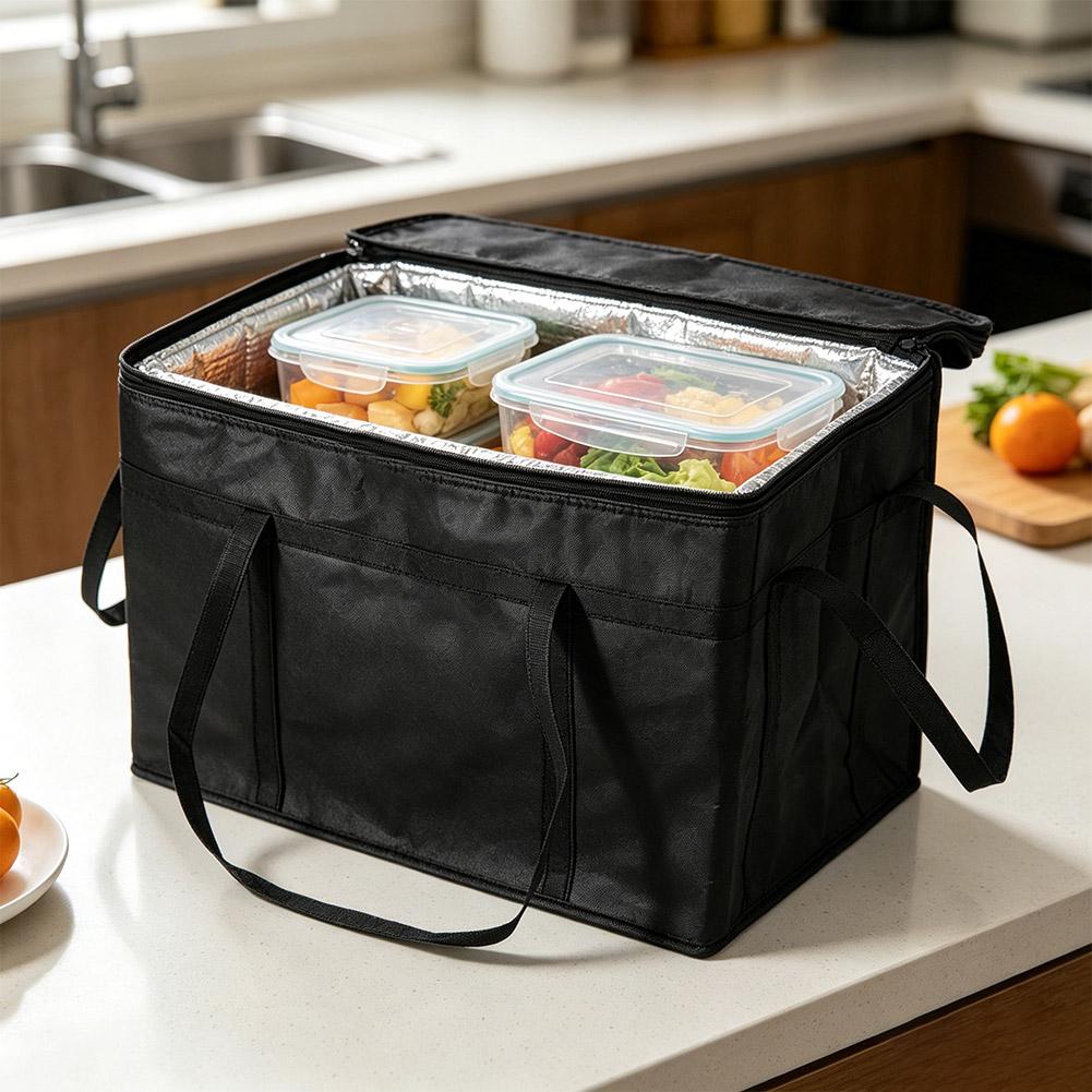Food Storage Zipper Bags - حقيبة حافظة حرارية معزولة كبيرة السعة