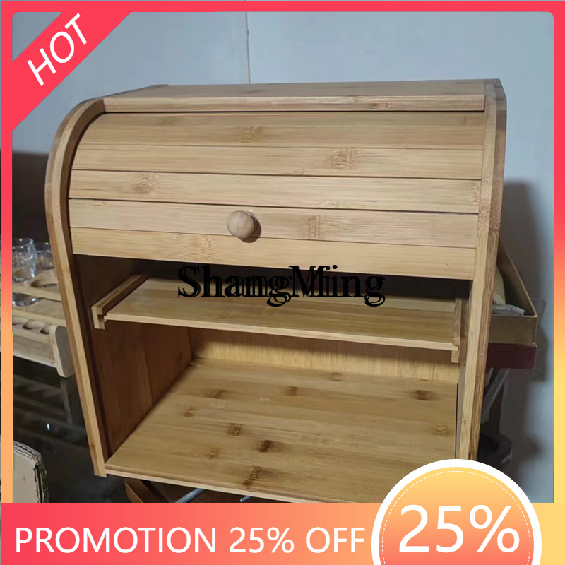 Bread Box Bamboo - SM المنزلية الخيزران صندوق تخزين الخبز