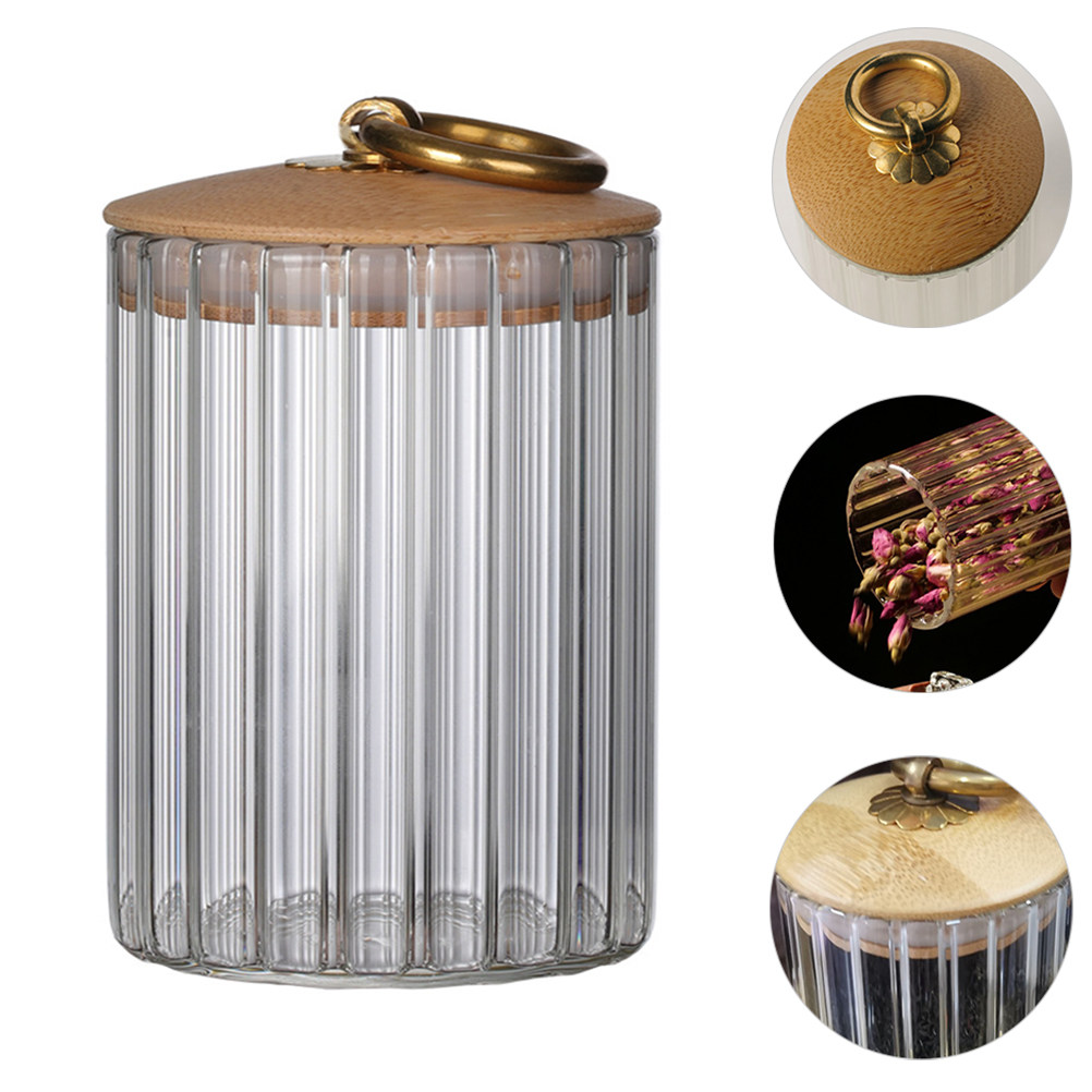 Food Storage Jars With Lids - أوعية تخزين زجاجية محكمة الإغلاق للشاي