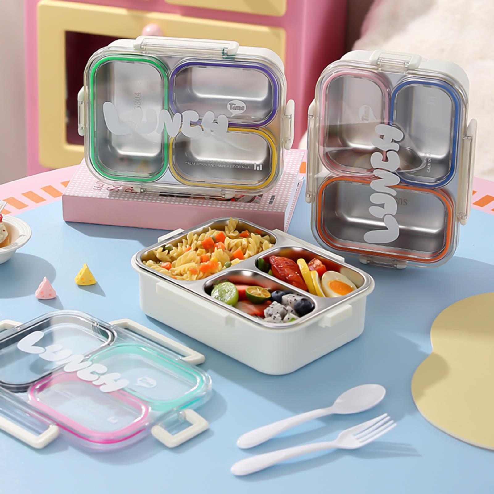 Food Storage Dividers - صندوق غداء من الفولاذ المقاوم للصدأ