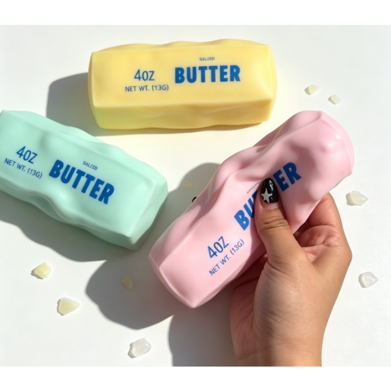 Food Storage And Container - صندوق مفاجآت على شكل علبة زبدة،