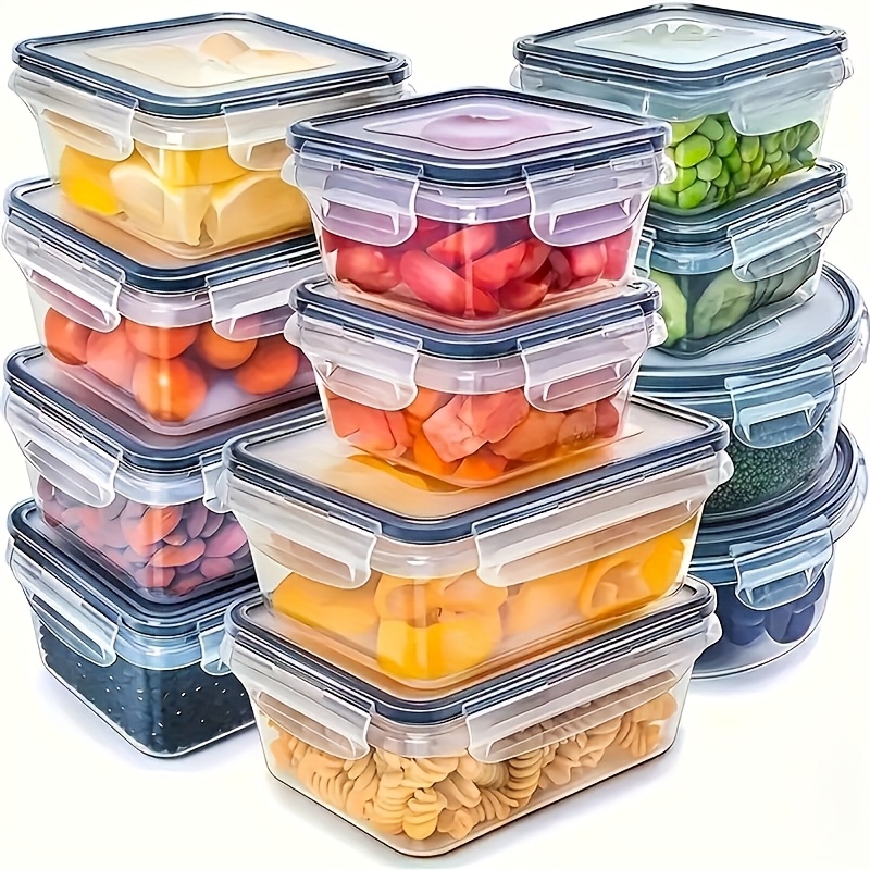 Food Storage Made Easy - مجموعة من 8 قطع تشمل 4