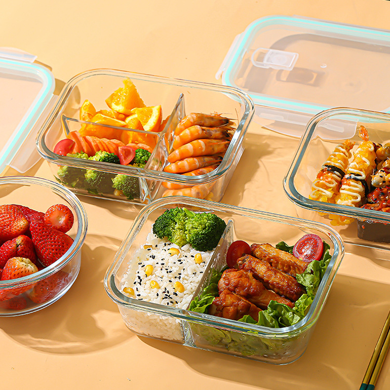Food Storage Glass Box - صندوق زجاجي لحفظ الطعام، مصنوع من