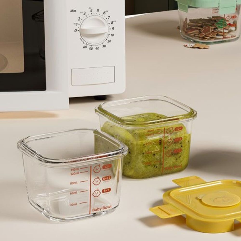 Food Storage Glass Box - علبة تخزين طعام جديدة سعة 170