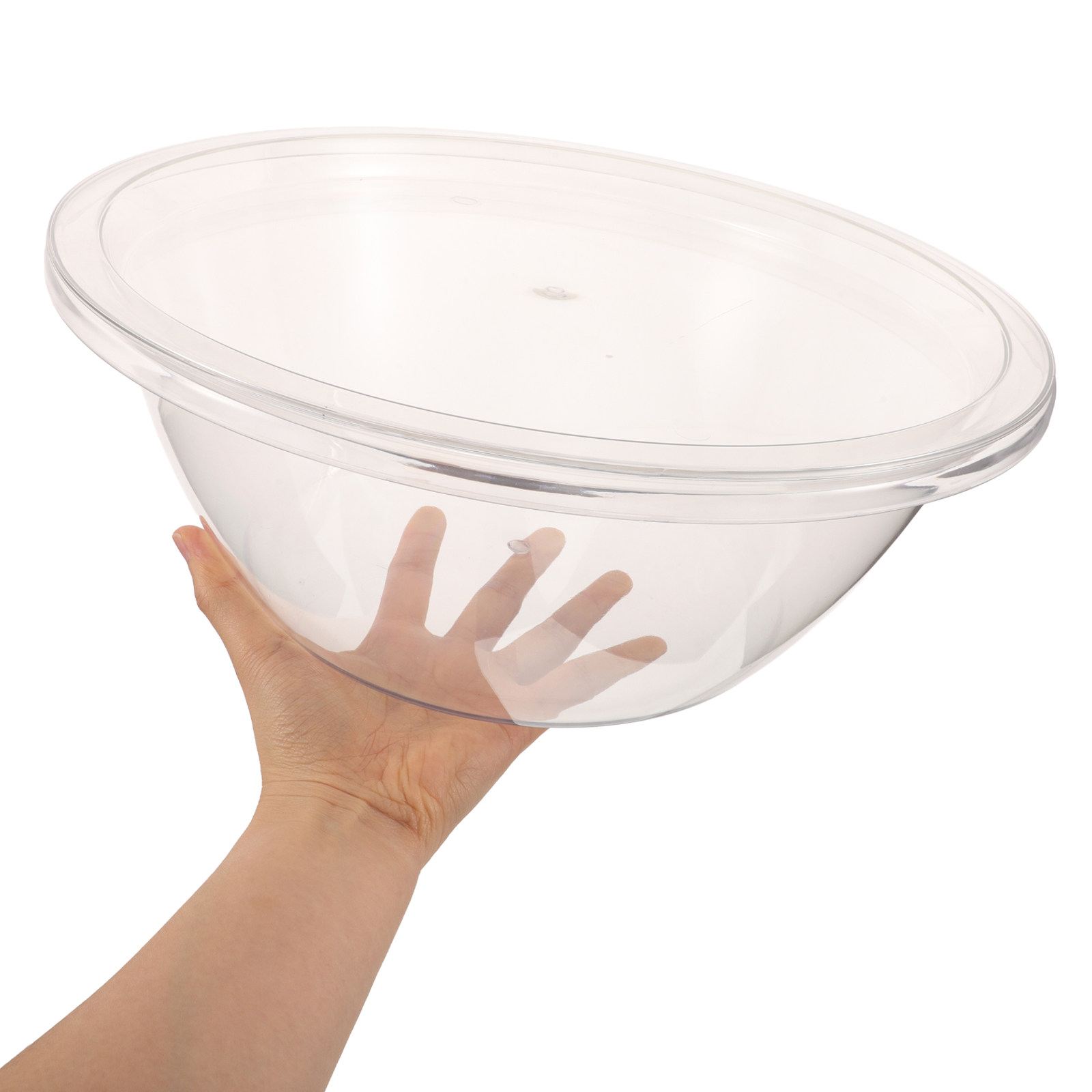 Food Storage Bowls - مجموعتان من أوعية خلط السلطة البلاستيكية