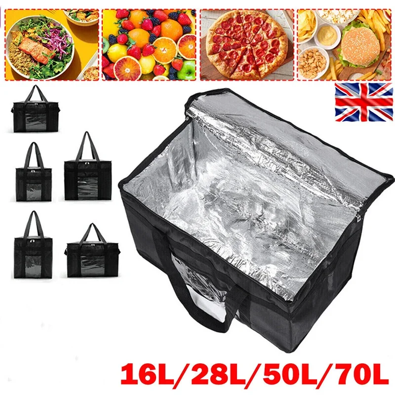Food Storage Zipper Bags - 16L-70L معزول الحرارية حمل حقيبة تخزين