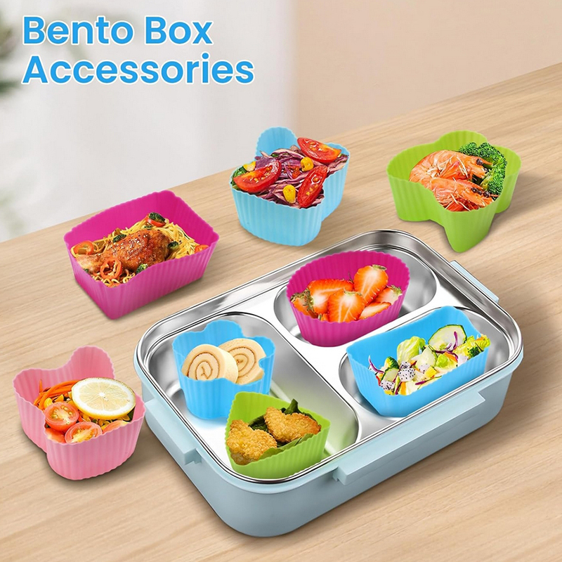 Food Storage Dividers - 8 قطع من فواصل علب الغداء
