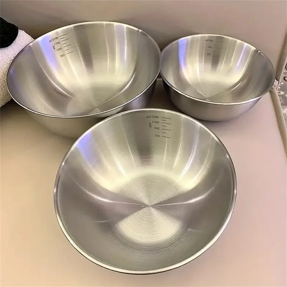 Food Storage Bowls - طقم أوعية ستانلس ستيل 1-3 قطع