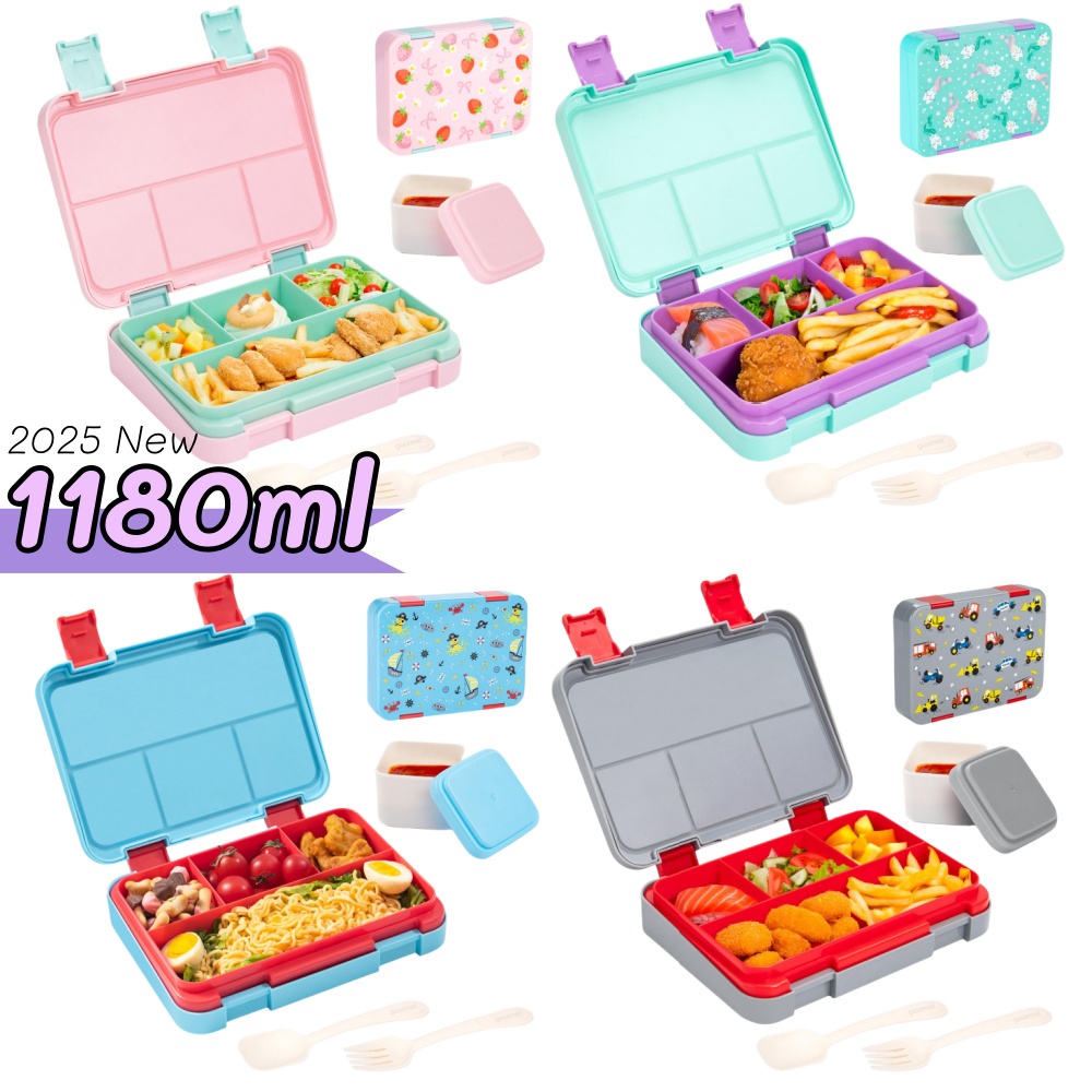 Food Storage Dividers - 40 أوقية الكرتون نمط بينتو مجموعة