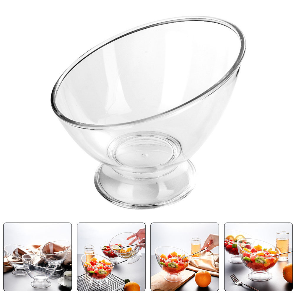 Food Storage Bowls - وعاء سلطة بتصميم مائل على الطراز