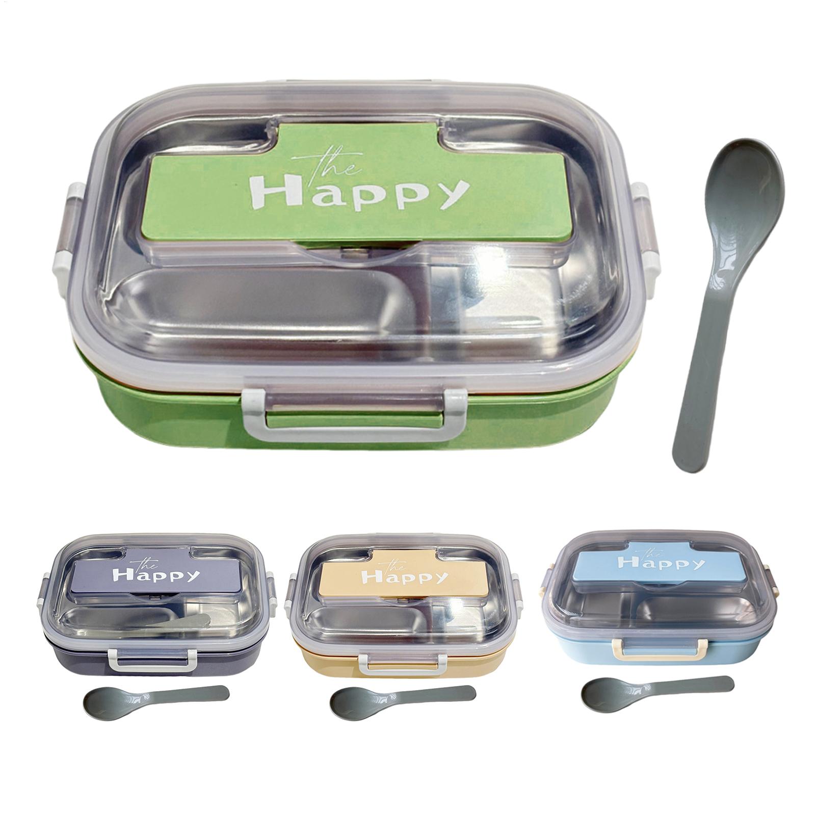 Food Storage Dividers - صندوق غداء محمول من الفولاذ المقاوم