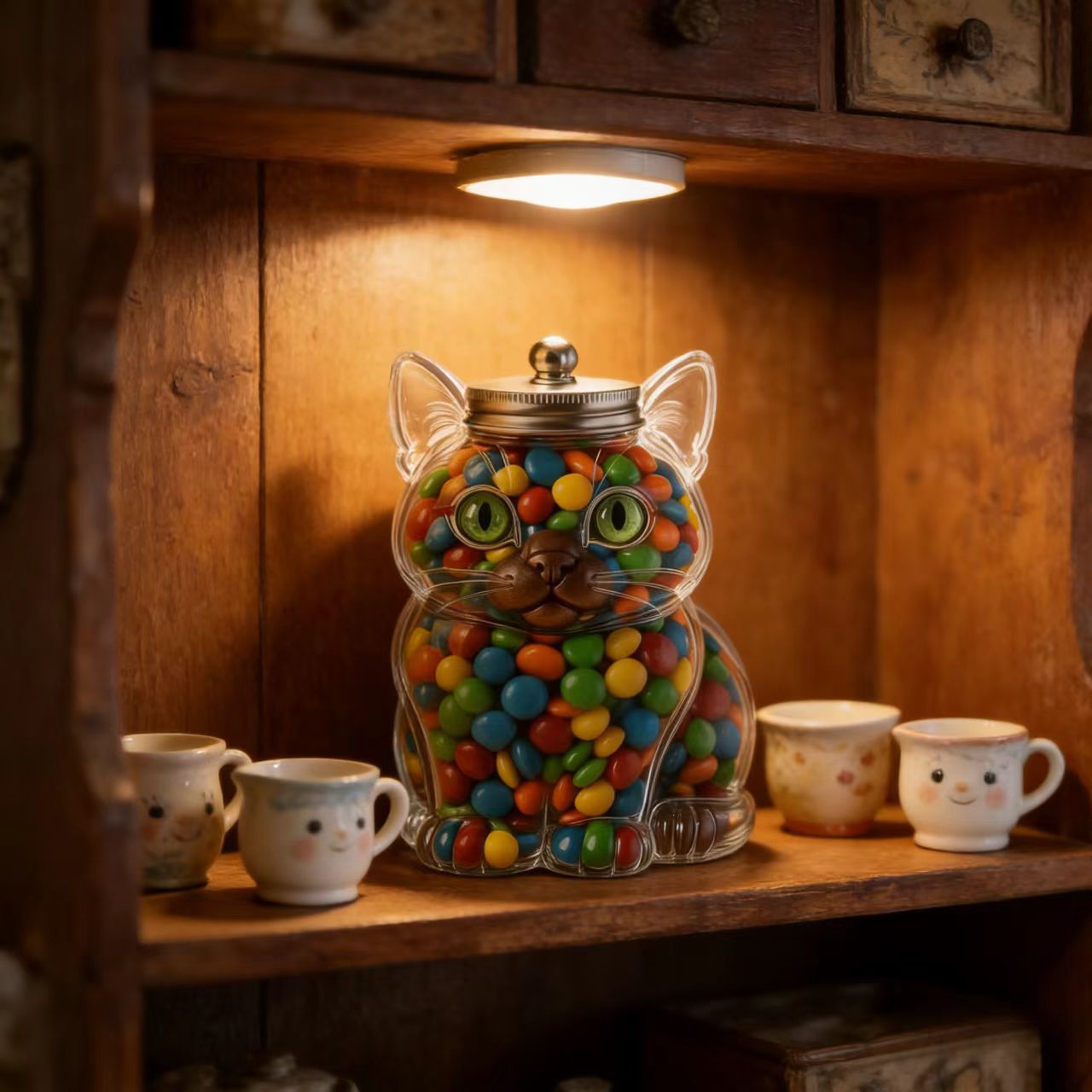 وعاء زجاجي لتخزين الحلوى على ش - مراجعة Food Storage Glass Box وسعره