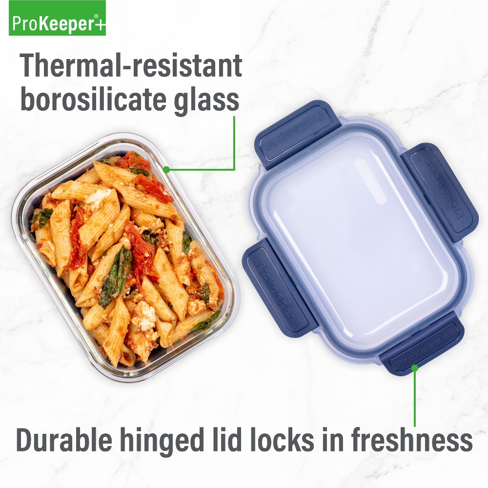 حاوية زجاجية لتخزين الطعام سعة - مراجعة Food Storage Glass Box وسعره