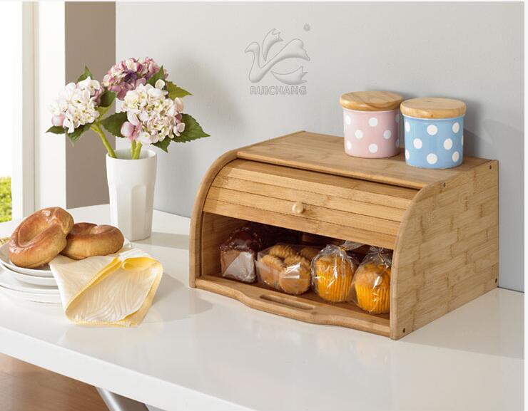 صندوق خبز مقاوم للغبار، وجبات  - مراجعة Bread Box Bamboo وسعره