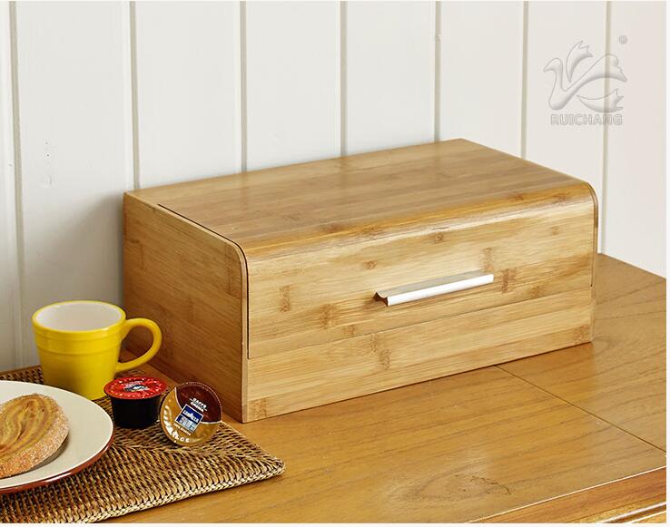 صندوق خبز مقاوم للغبار، وجبات  - مراجعة Bread Box Bamboo وسعره