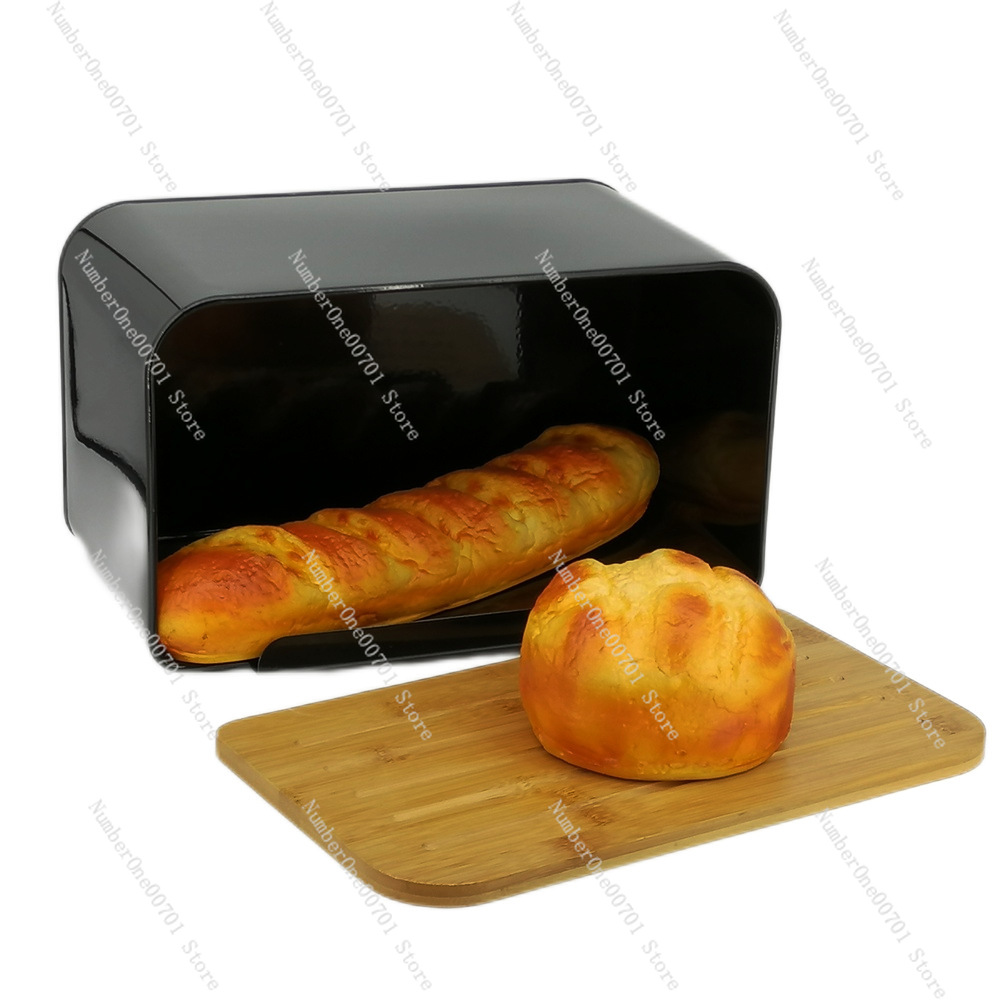 صندوق خبز للمطبخ بغطاء من الخي - مراجعة Bread Box Bamboo وسعره