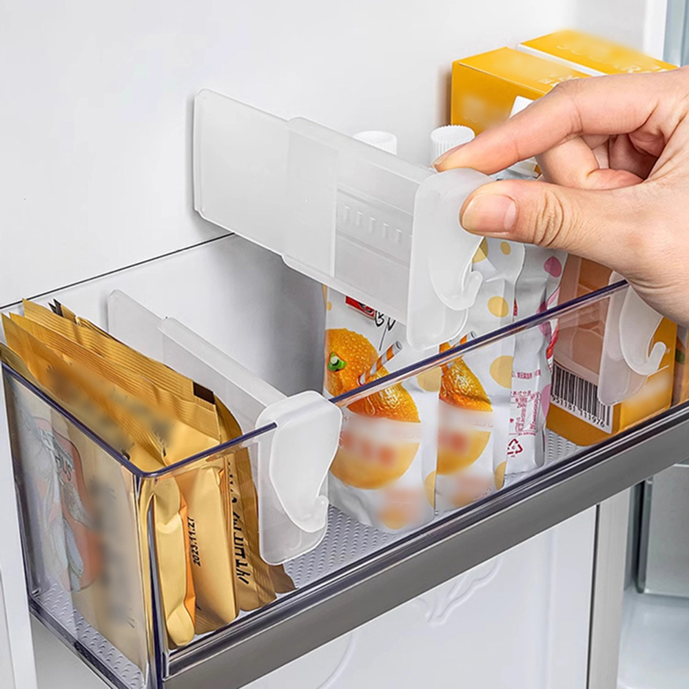 4/8 عبوة من فواصل الثلاجة الشف - مراجعة Food Storage Dividers وسعره