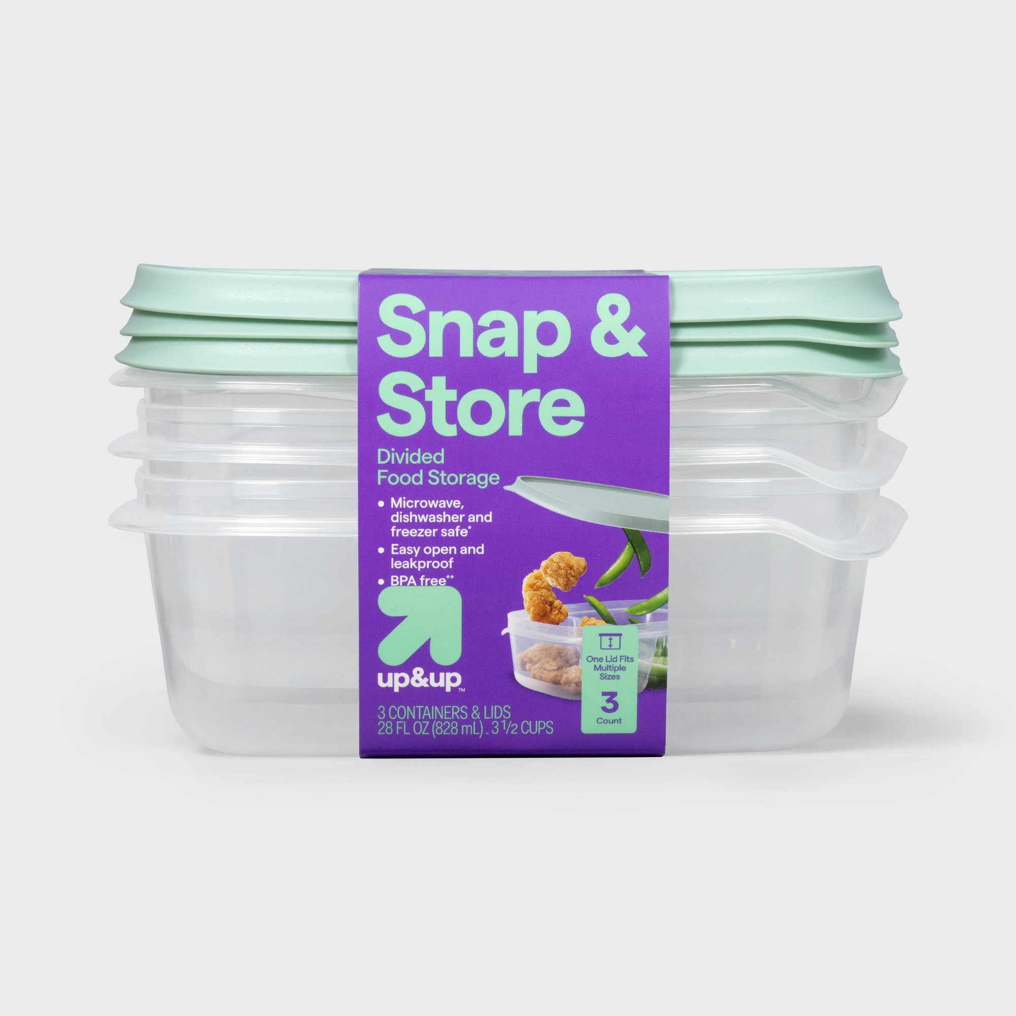 حاويات طعام بلاستيكية شفافة مس - مراجعة Food Storage Dividers وسعره
