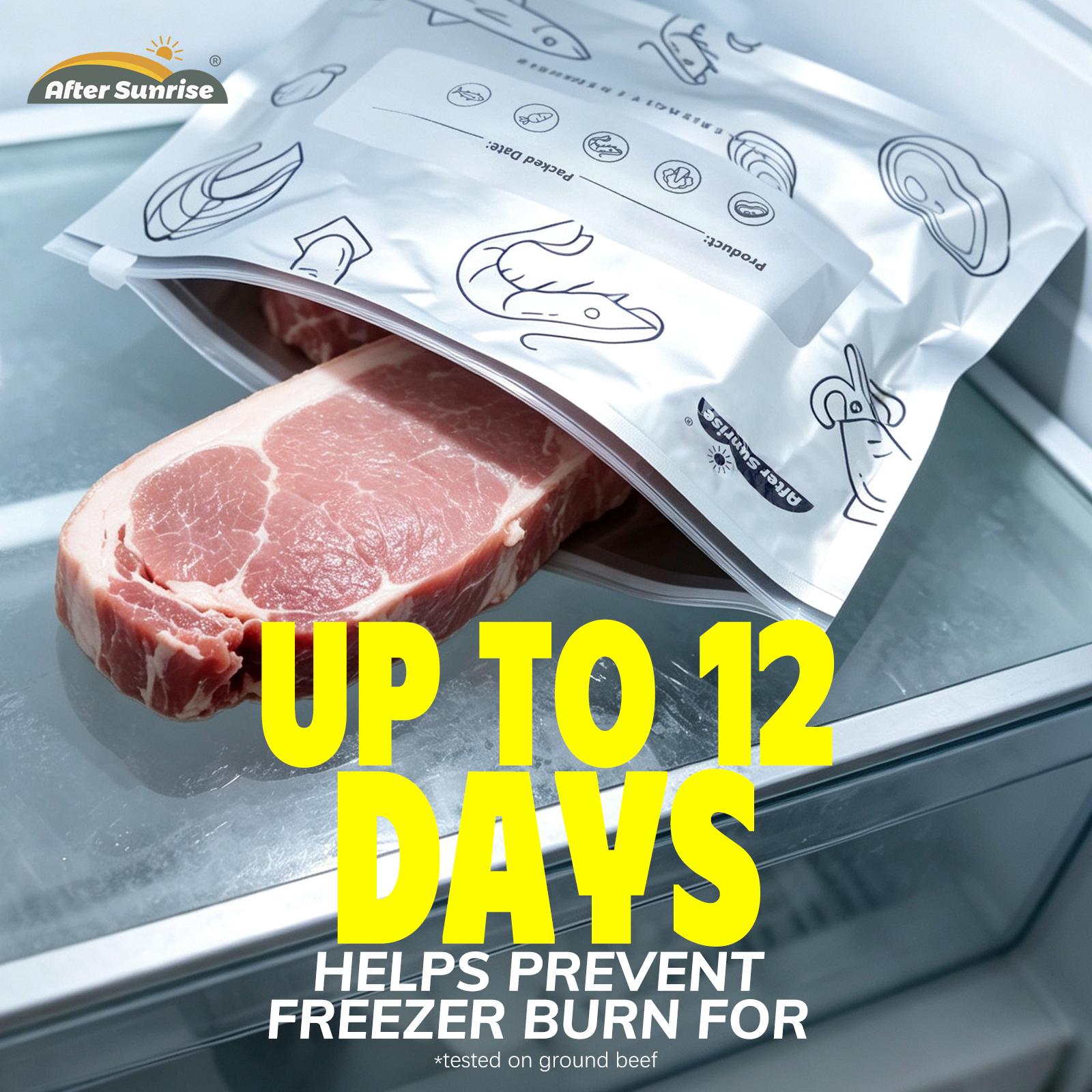 【الأطعمة المبردة】أكياس تخزين ق - مراجعة Food Storage Zip Lock Bags وسعره