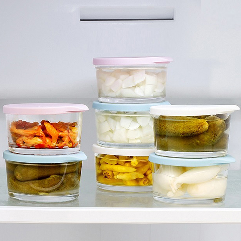 ● وعاء تخزين طعام دائري آمن لل - مراجعة Food Storage Glass Box وسعره