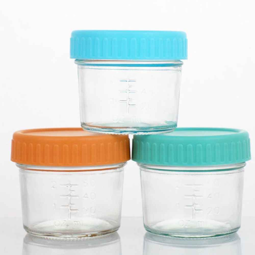 6 قطعة برطمان طعام للأطفال زجا - مراجعة Food Storage Glass Box وسعره
