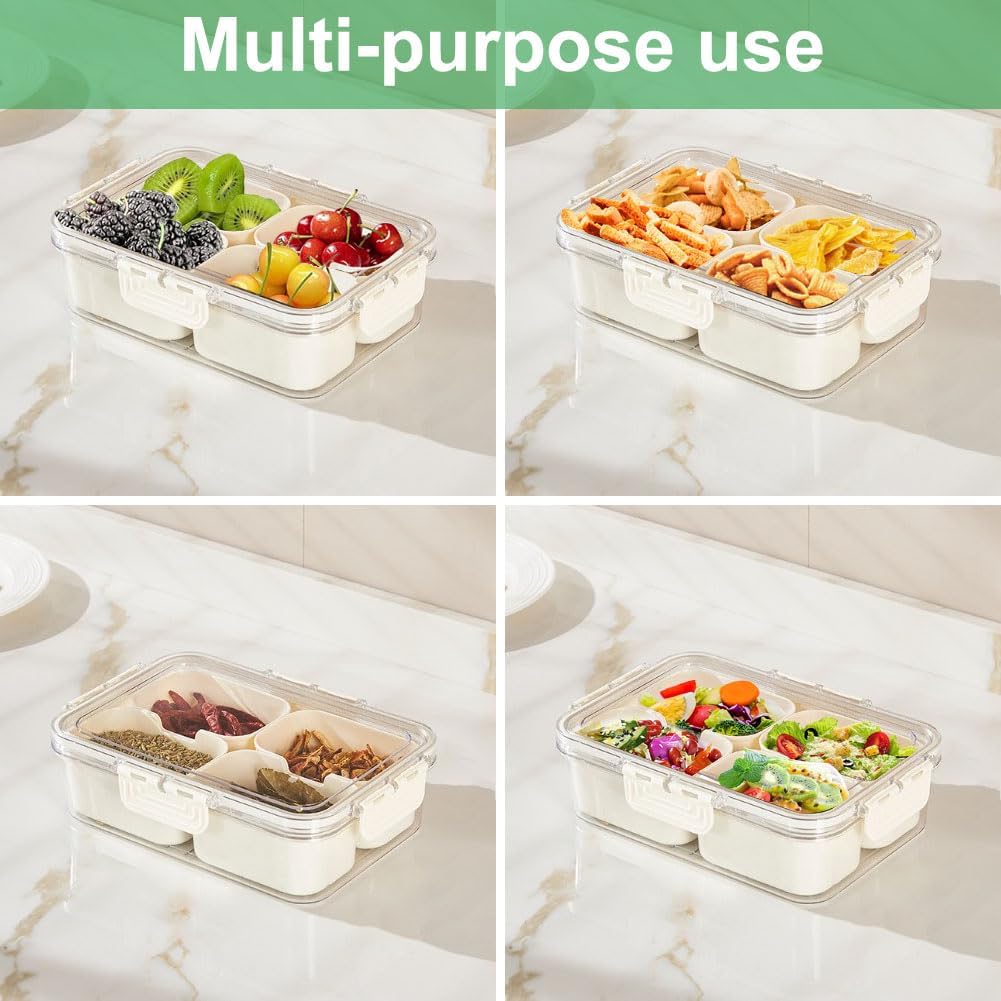 صندوق تخزين طعام محمول، صندوق  - مراجعة Food Storage Dividers وسعره