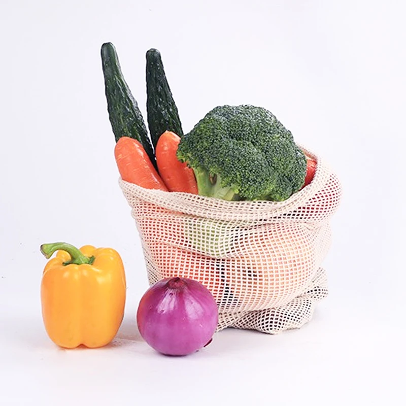3 6 10 قطعة مجموعة أكياس إنتاج - مراجعة Produce Bag Reusable Mesh وسعره