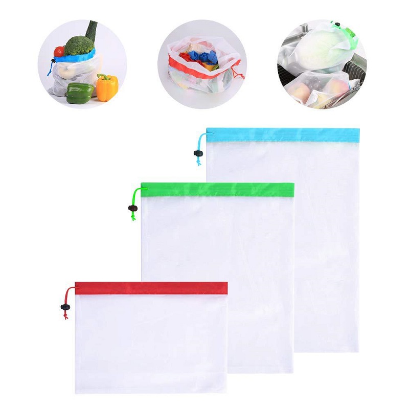كيس إنتاج شبكي قابل لإعادة الا - مراجعة Produce Bag Reusable Mesh وسعره