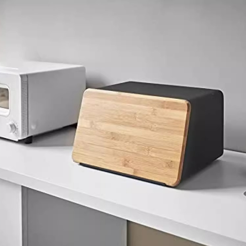 صندوق خبز من الخيزران لتخزين ا - مراجعة Bread Box Bamboo وسعره