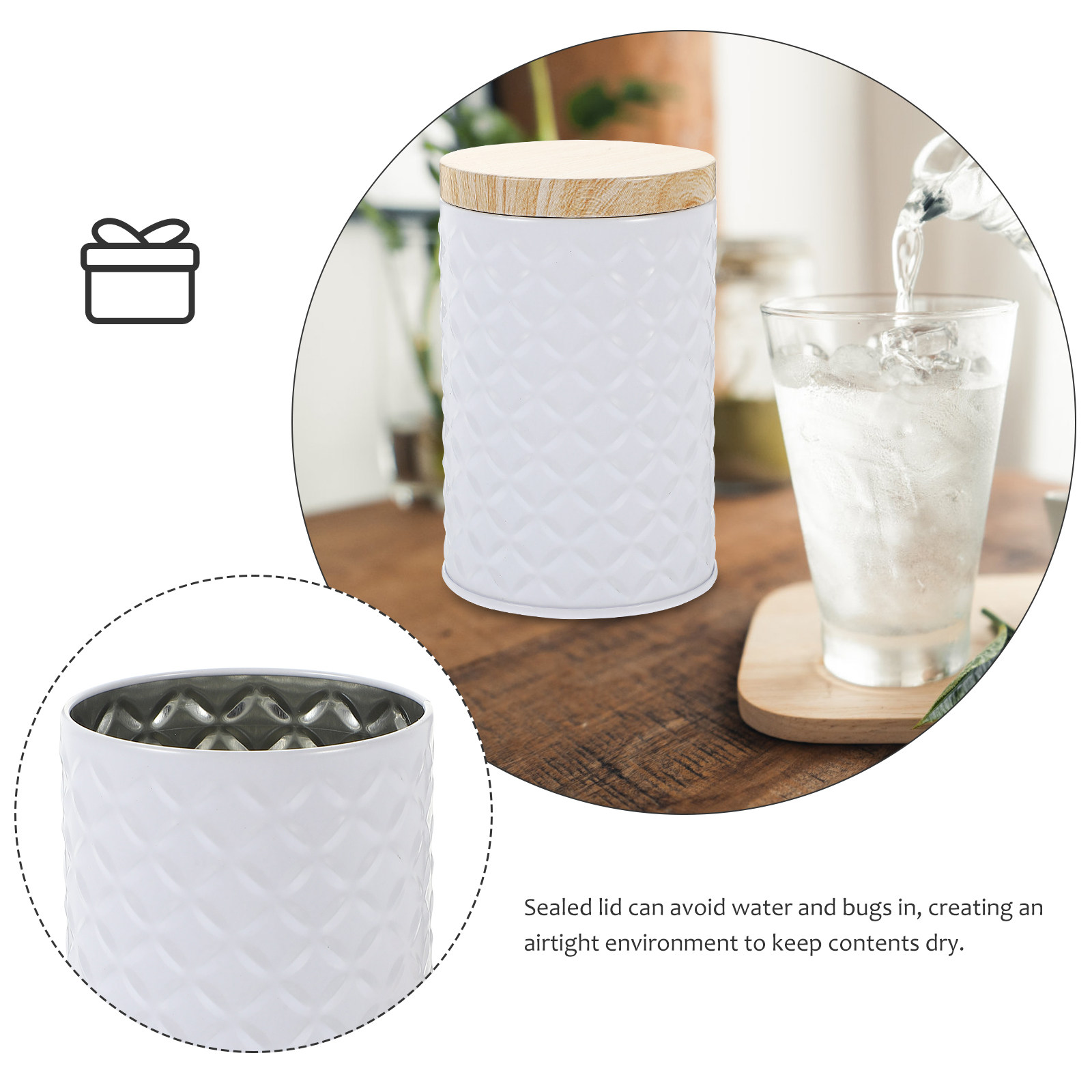 علبتان تخزين من الصفيح الغذائي - مراجعة Food Storage Jars With Lids وسعره