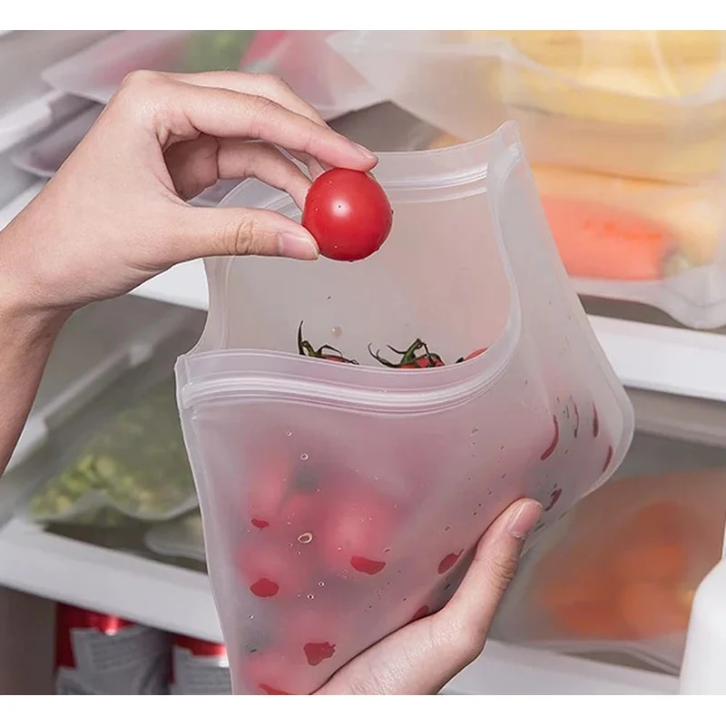 1-4 قطع من أكياس تخزين الطعام  - مراجعة Food Storage Zip Lock Bags وسعره
