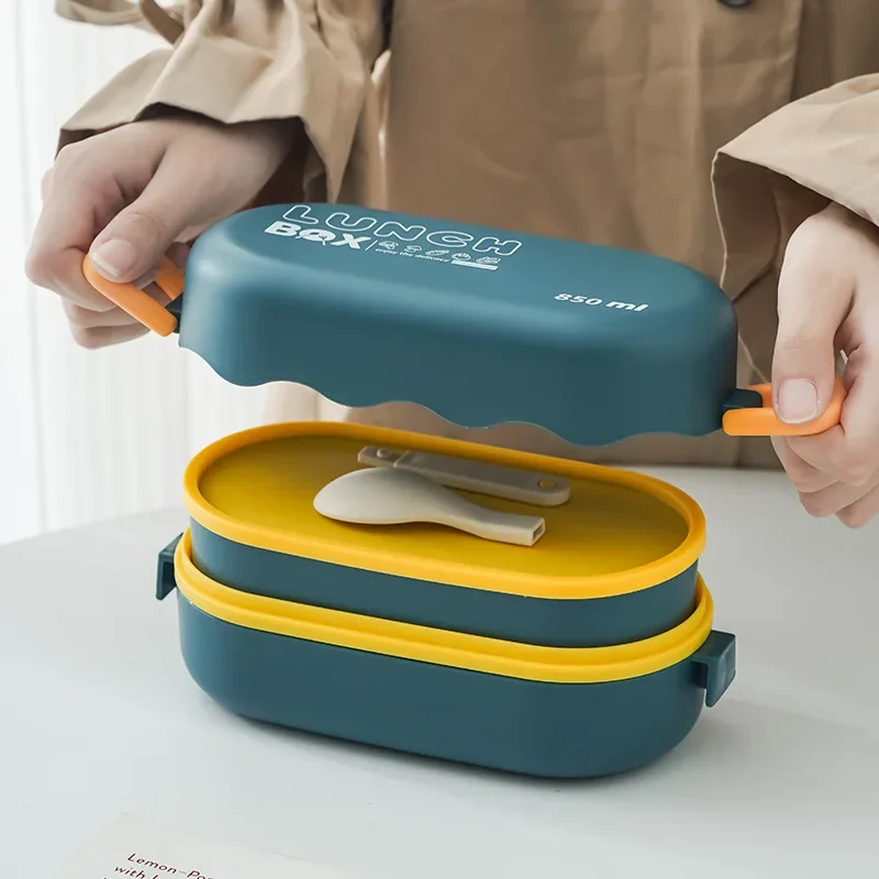 صندوق غداء بلاستيكي مزدوج الطب - مراجعة Food Storage Made Easy وسعره