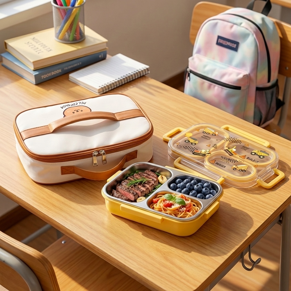 صندوق غداء بنتو للأطفال بسعة 9 - مراجعة Food Storage Dividers وسعره