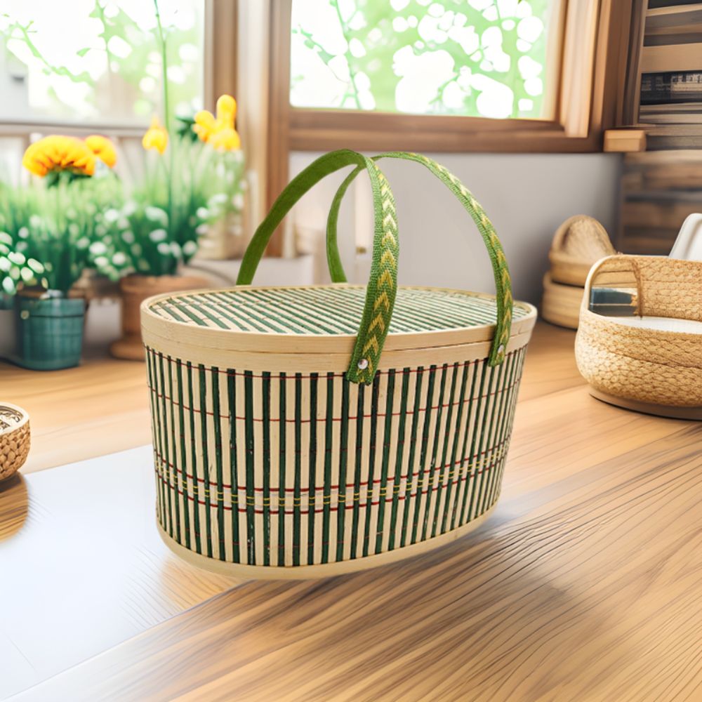 صندوق تغليف احتفالي، سلة خيزرا - مراجعة Bread Box Bamboo وسعره