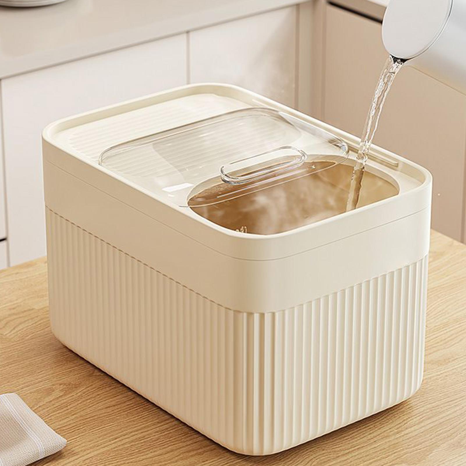 حاوية تخزين الأرز آمنة للغسل ف - مراجعة Xxl Food Storage Container وسعره