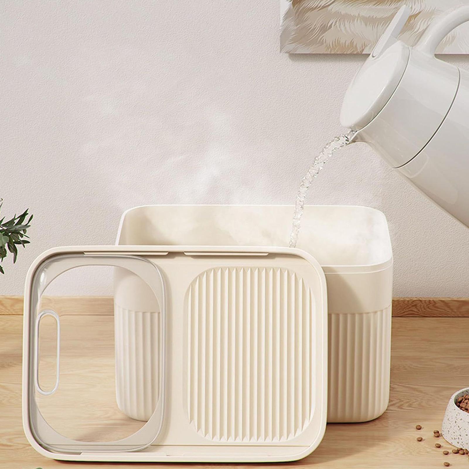 حاوية تخزين الأرز آمنة للغسل ف - مراجعة Xxl Food Storage Container وسعره