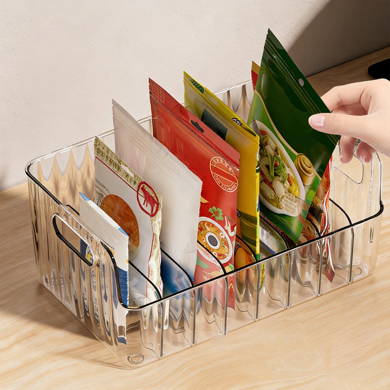 رف توابل شفاف مقسم، صندوق تخزي - مراجعة Food Storage Dividers وسعره