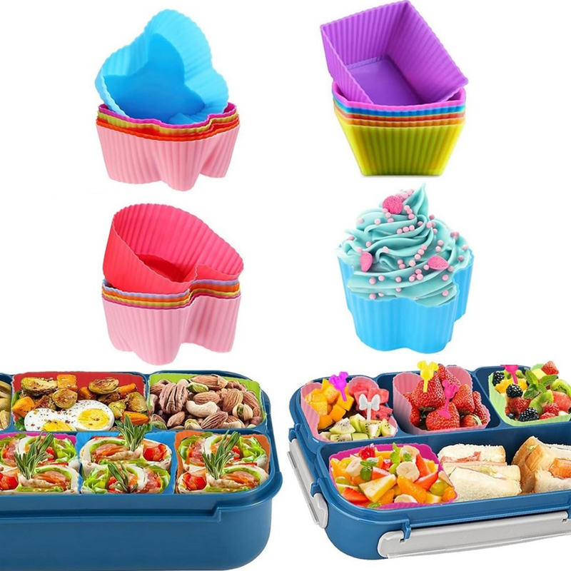 8 قطع من فواصل علب الغداء السي - مراجعة Food Storage Dividers وسعره