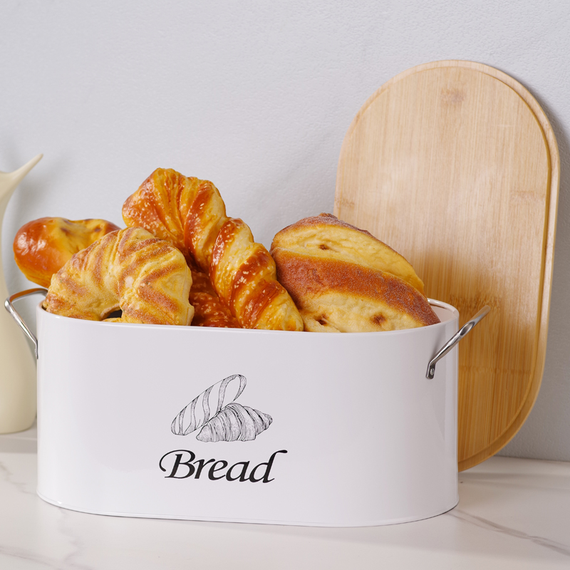 1 قطعة صندوق الخبز الحديث مع غ - مراجعة Bread Box Bamboo وسعره