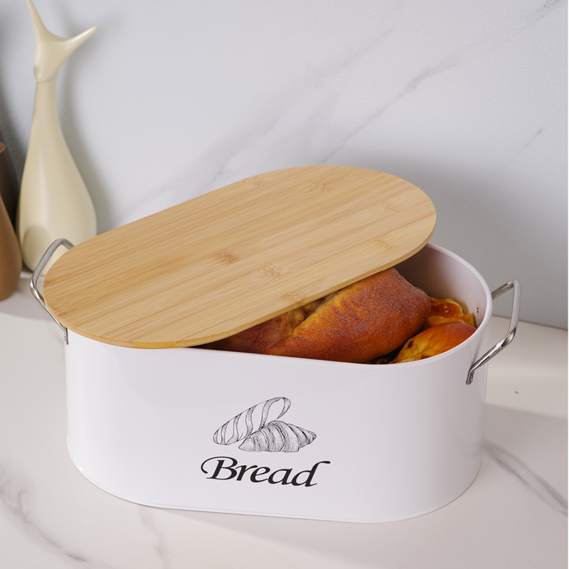 1 قطعة صندوق الخبز الحديث مع غ - مراجعة Bread Box Bamboo وسعره
