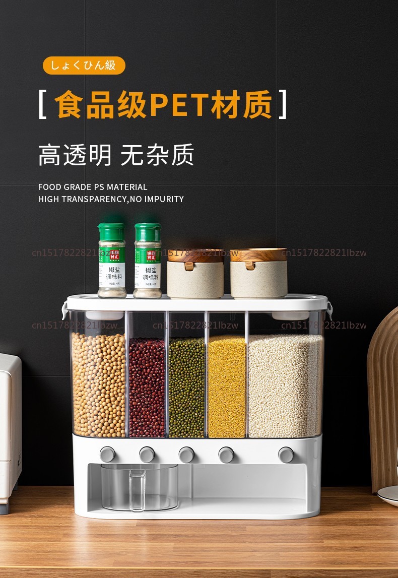 صندوق تخزين الحبوب من الدرجة ا - مراجعة Food Storage Dividers وسعره
