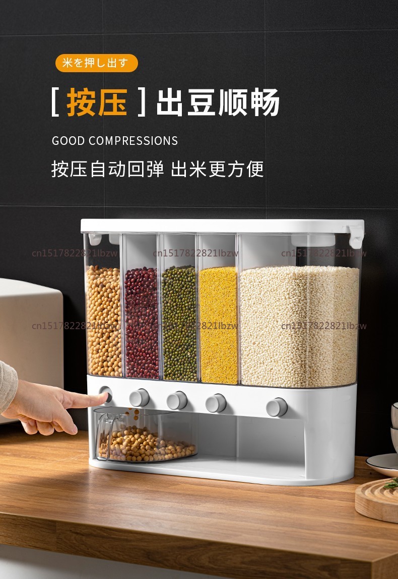 صندوق تخزين الحبوب من الدرجة ا - مراجعة Food Storage Dividers وسعره