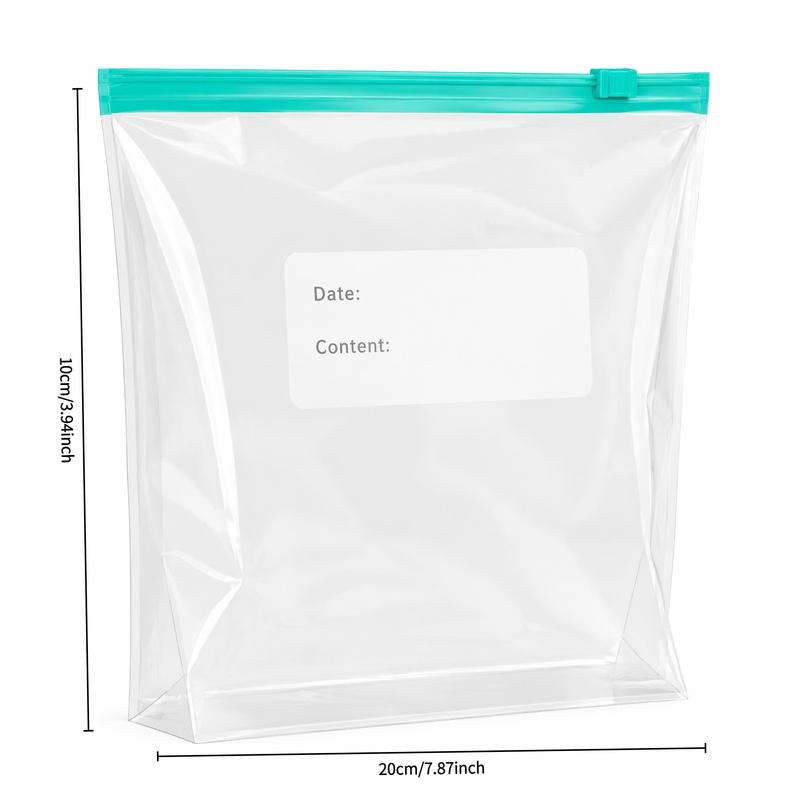 60 قطعة من أكياس تخزين الطعام  - مراجعة Food Storage Zip Lock Bags وسعره