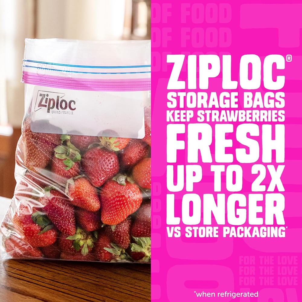 أكياس تخزين طعام قائمة بذاتها  - مراجعة Food Storage Zipper Bags وسعره