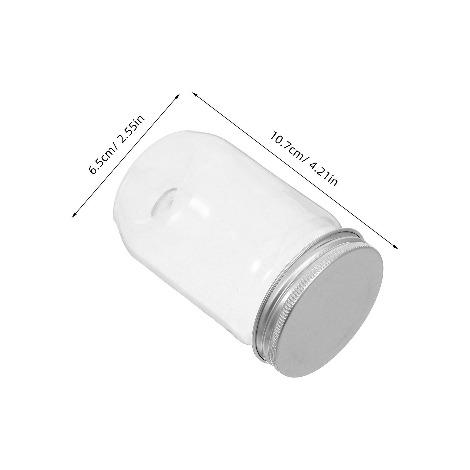 6 قطع من أوعية ميسون البلاستيك - مراجعة Food Storage Jars With Lids وسعره