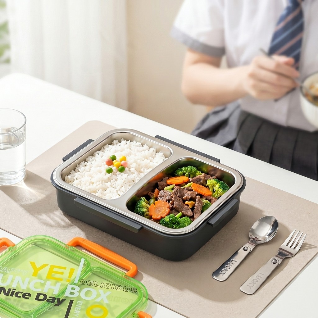 صندوق غداء بنتو من الفولاذ الم - مراجعة Food Storage Dividers وسعره