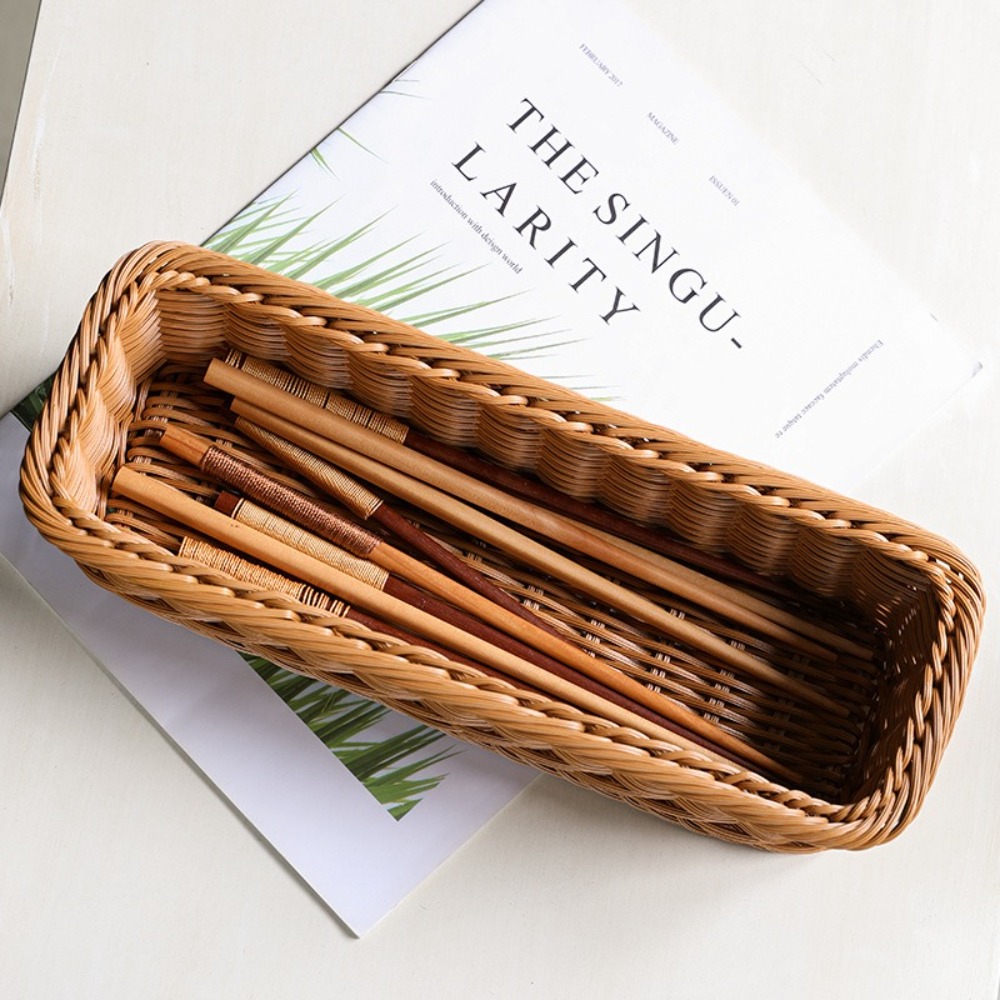 تقليد الروطان سلة التخزين فو ا - مراجعة Bread Box Bamboo وسعره
