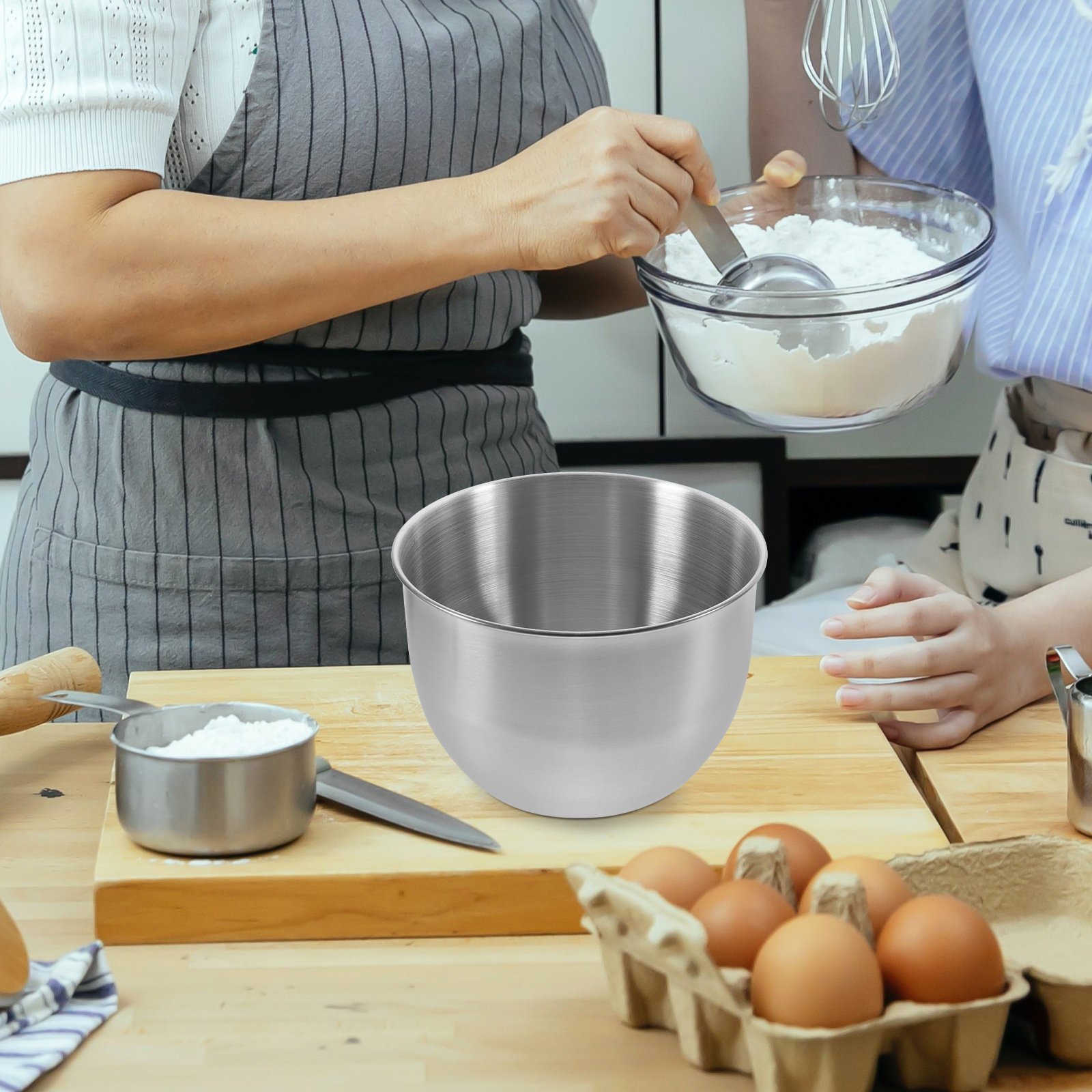 وعاء خلط عميق من الفولاذ المقا - مراجعة Food Storage Bowls وسعره