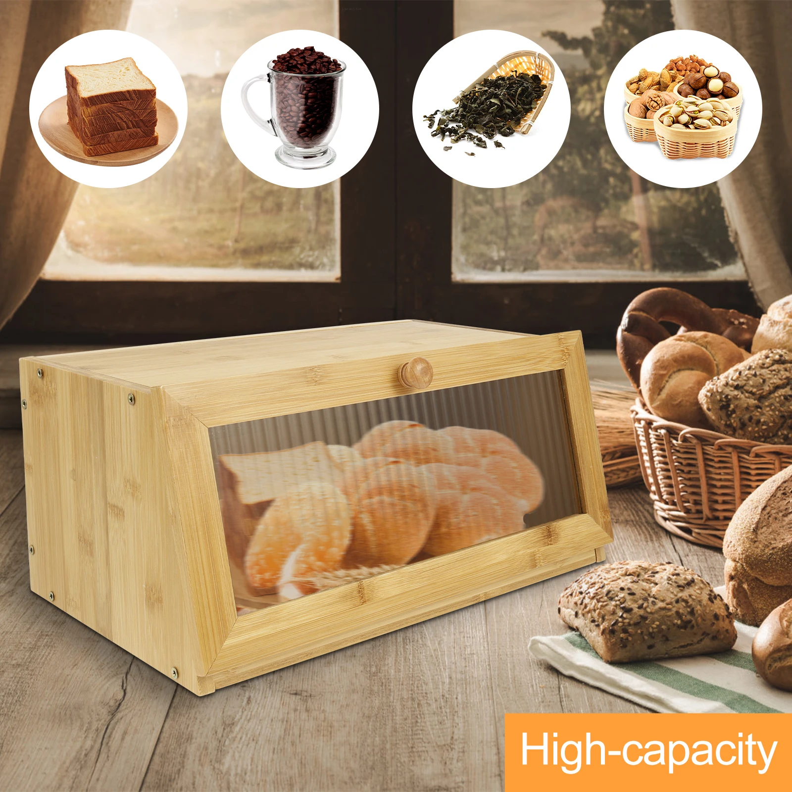 صندوق خبز من الخيزران، صندوق ت - مراجعة Bread Box Bamboo وسعره